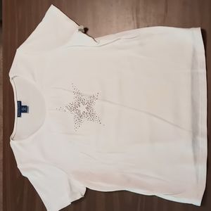 Karen Scott Embellishment Star Tee XL